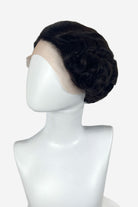 Brown lacefront wig, pinup/vintage style, short with finger waves: Dixie