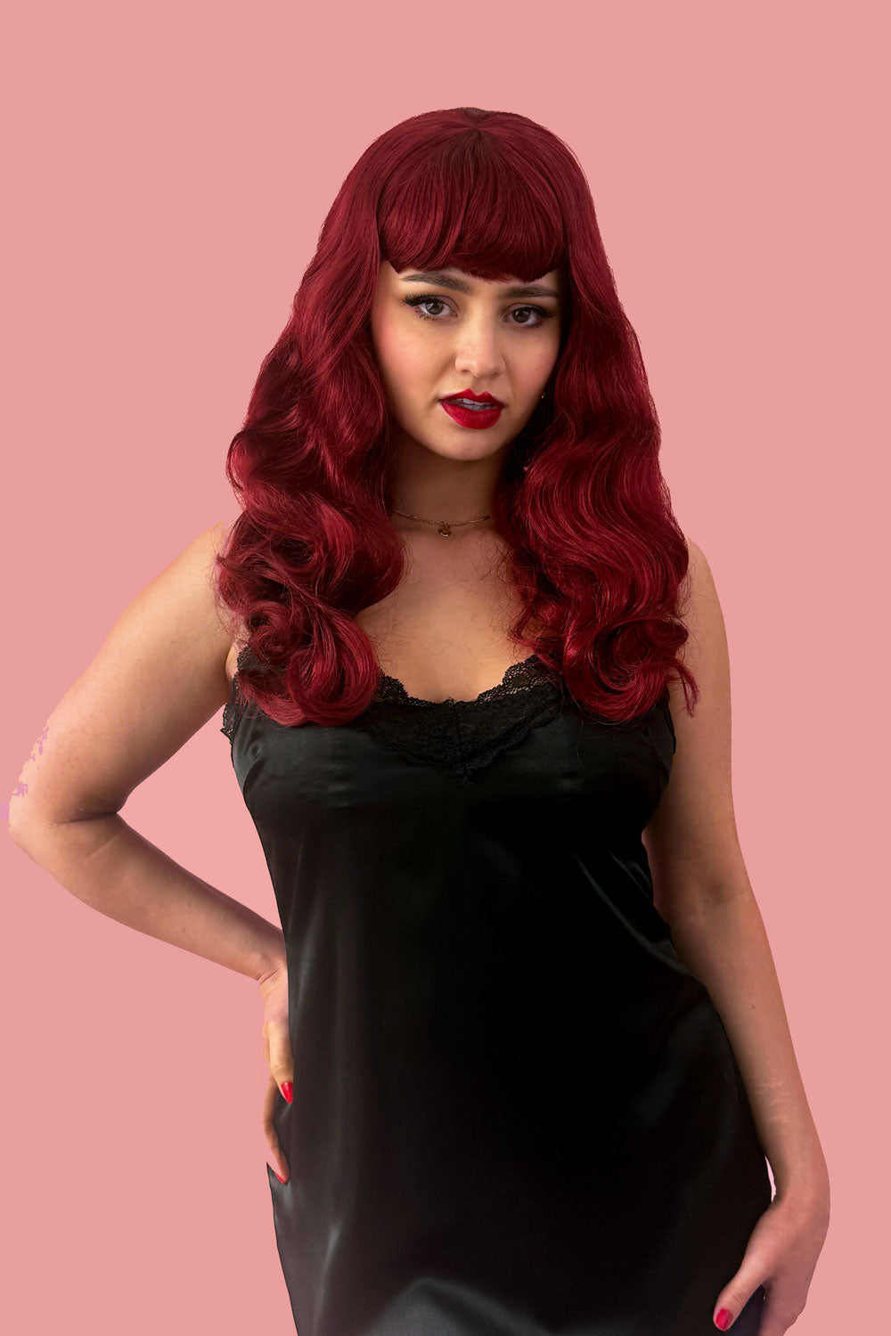 Black dress up wig hot sale