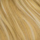 Annabelle's Wigs synthetic wig ash blonde and light blonde 24H613 Long blonde half wig hairpiece (3/4 wig) loose curls: Frankii