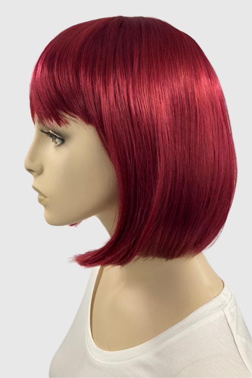 Bob wig, cherry red: Clancy freeshipping - AnnabellesWigs