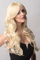 Annabelle's Wigs synthetic wig Light blonde wig with big loose curls, extra long: Eva