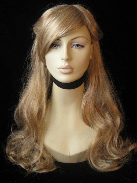 Annabelle's Wigs synthetic wig Light blonde wig with big loose curls, extra long: Eva