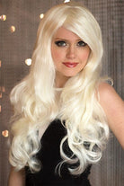 Annabelle's Wigs synthetic wig Light blonde wig with big loose curls, extra long: Eva