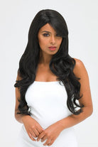 Annabelle's Wigs synthetic wig Long black wig, wavy: Kerry