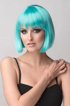 Turquoise Blue Bob Wig : Iris freeshipping - AnnabellesWigs