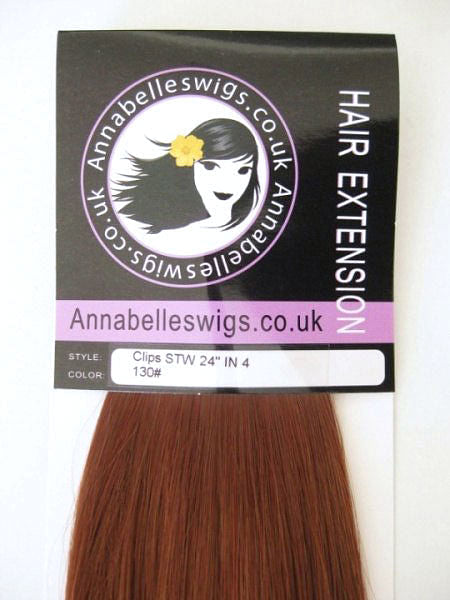 Clip-in hair extensions, 6 piece, full head, 150g AnnabellesWigs