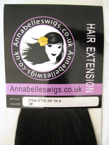 Clip-in hair extensions, 6 piece, full head, 150g AnnabellesWigs