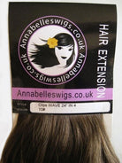 Clip-in hair extensions, 6 piece, full head, 150g AnnabellesWigs