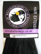 Clip-in hair extensions, 6 piece, full head, 150g AnnabellesWigs