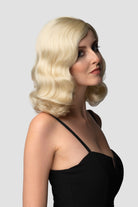 40s blonde pinup style wig with marcel waves: Lauren